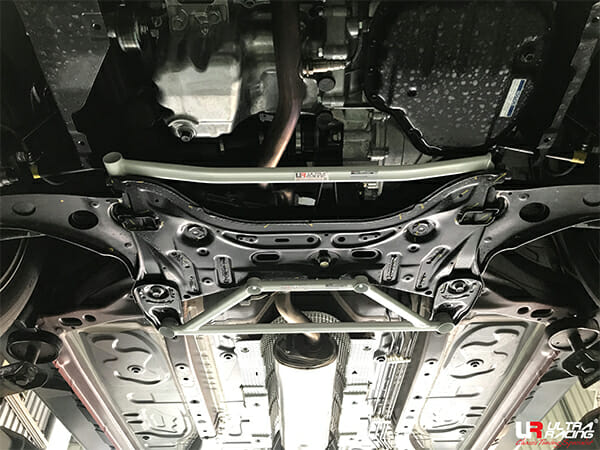 Ultra Racing Perodua Ativa 1.0T 2WD 21+ UltraRacing 2-Point Front Lower Tiebar (4213) UR-LA2-4213