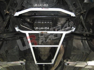 Ultra Racing Nissan S14 95-99 UltraRacing 2-Point Front Lower Tie Bar 853 UR-LA2-853A