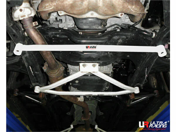 Ultra Racing Subaru Outback (BR9) 2.5T 4WD FL 13-14 UltraRacing 2-Point Front Lower Tiebar (2667) URKR-LA2-2667