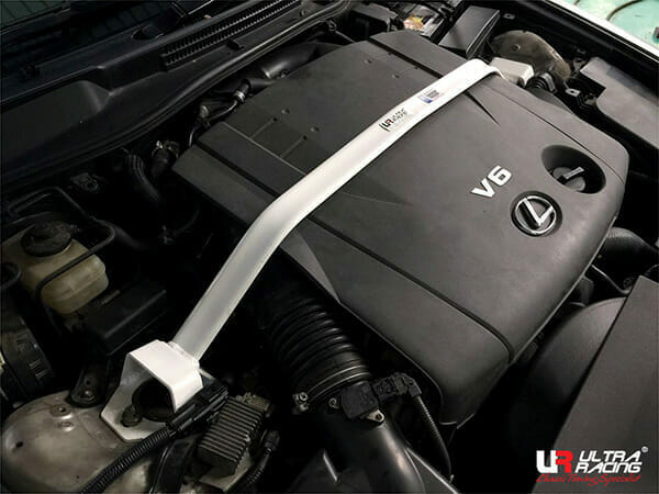 Ultra Racing Lexus IS 250 (XE20) 2.5 V6 2WD FL 10-13 UltraRacing 2-Point Front Upper Strutbar (2445) UR-TW2-2445