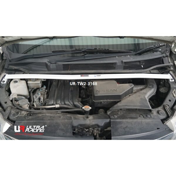 Ultra Racing Nissan Serena (C26) 2.0 2WD 10-18 UltraRacing 2-Point Front Upper Strutbar (3168) UR-TW2-3168