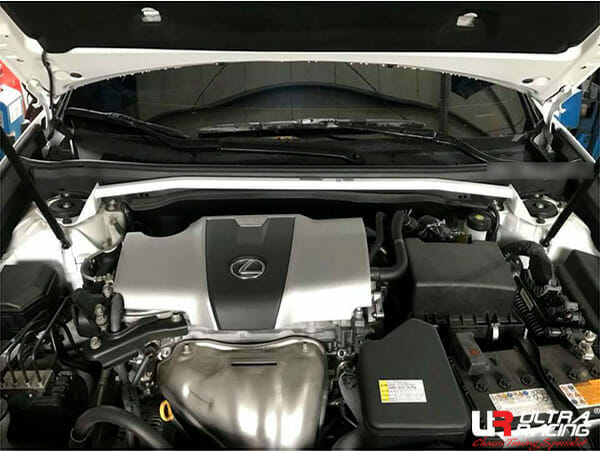 Ultra Racing Lexus ES 250/300H (XV60) 2.5 V6 2WD 12-18 UltraRacing 2-Point Front Upper Strutbar (3192) UR-TW2-3192