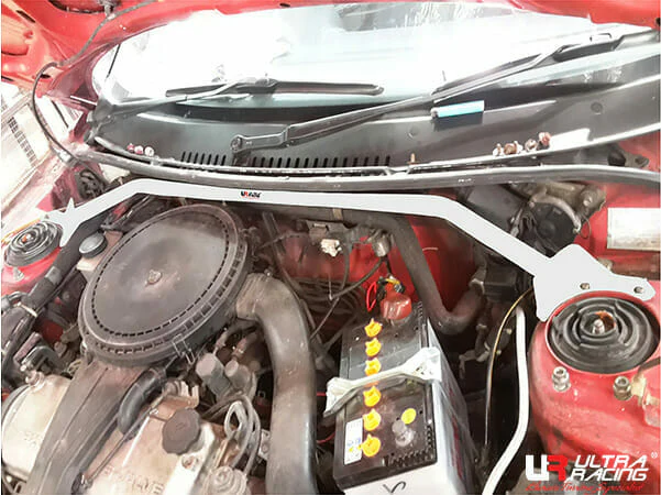 Ultra Racing Mazda Astina (323 BF) 1.6 2WD 5-Door HB CABURETOR 85-89 UltraRacing 2-Point Front Upper Strutbar (3479) UR-TW2-3479