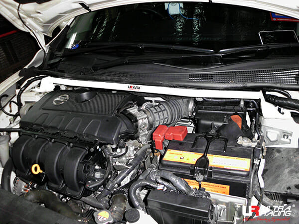 Ultra Racing Nissan Sylphy (B17) 1.5 2WD 13+ UltraRacing 2-Point Front Upper Strutbar (3660) UR-TW2-3660