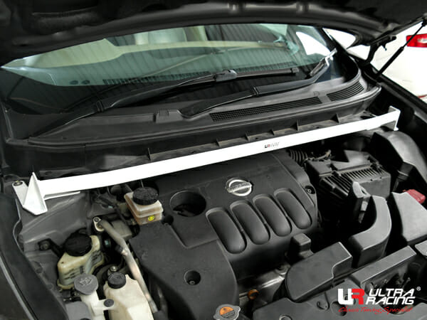 Ultra Racing Nissan Murano (Z51) 3.5 4WD 09-14 UltraRacing 2-Point Front Upper Strutbar (3663) UR-TW2-3663