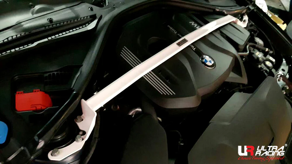 Ultra Racing BMW 3 F30 330i /M2 F87 /435 UltraRacing Front Upper Strutbar UR-TW2-3744