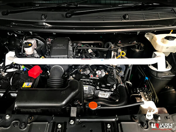 Ultra Racing Perodua Aruz (F800) 1.5VVTI 2WD 19+/Toyota Avanza 1.5 16-18/Rush 1.5 17+ UltraRacing 2-Point Front Upper Strutbar (3761) UR-TW2-3761