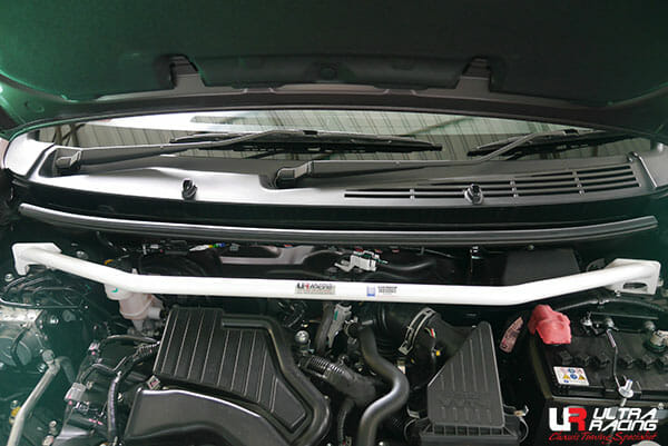 Ultra Racing Perodua Bezza (B300) 1.0/1.3 2WD 17+ UltraRacing 2-Point Front Upper Strutbar (3852) UR-TW2-3852