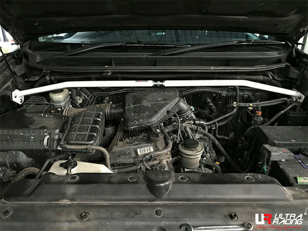 Ultra Racing Toyota Land Cruiser Prado (J150) 2.7P 4WD 09+ UltraRacing 2-Point Front Upper Strutbar (4027A) UR-TW2-4027A