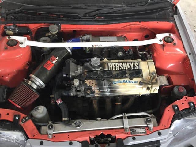 Ultra Racing Honda City (3A2/SX8) 1.3 2WD 96-02 UltraRacing 2-Point Front Upper Strutbar (409) UR-TW2-409