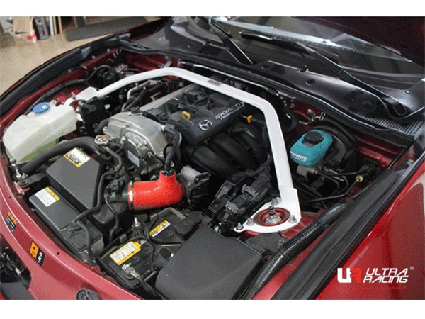 Ultra Racing Mazda MX-5 (ND) 2.0 2WD MT 15+ UltraRacing 2-Point Front Upper Strutbar (4174) UR-TW2-4174