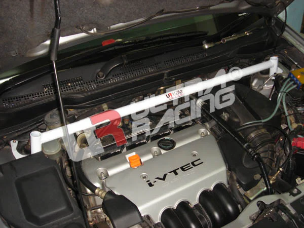Ultra Racing Honda Stream 99-06 UltraRacing 2-Point Front Upper Strutbar UR-TW2-447
