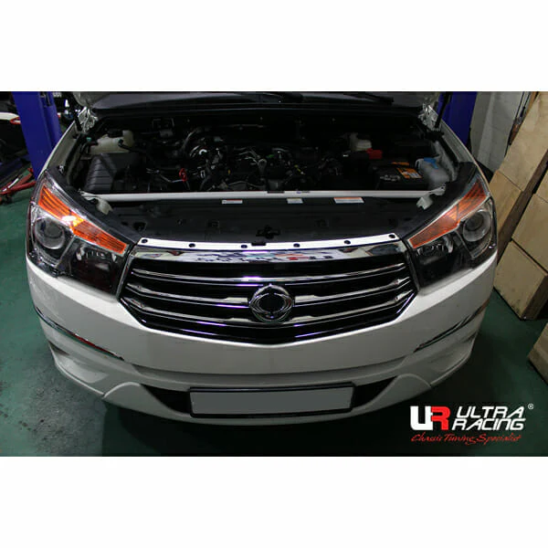 Ultra Racing Ssangyong Korando Turismo/Stavic 2.0D 4WD 12-18 UltraRacing 2-Point Front Upper Strutbar (2251) URKR-TW2-2251
