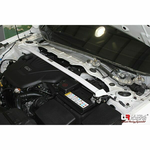 Ultra Racing Kia Cerato K3 (YD) 1.6 GDI 2WD 12-18/Kia Forte 1.6 GDI 12-18 UltraRacing 2-Point Front Upper Strutbar (2631) URKR-TW2-2631