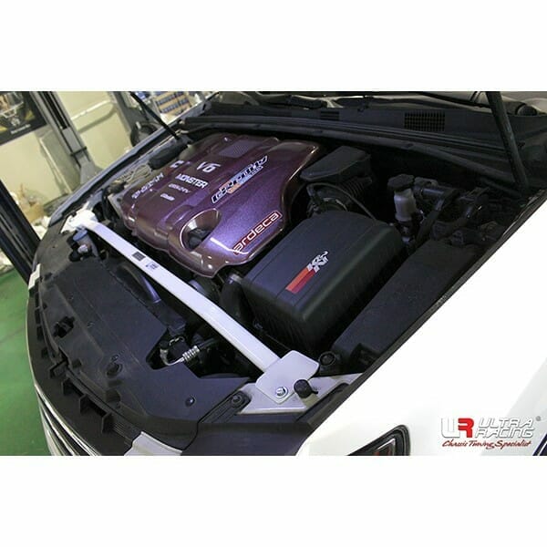 Ultra Racing Kia Mohave (HM) 3.0D 4WD 08+ UltraRacing 2-Point Front Upper Strutbar (2656) URKR-TW2-2656