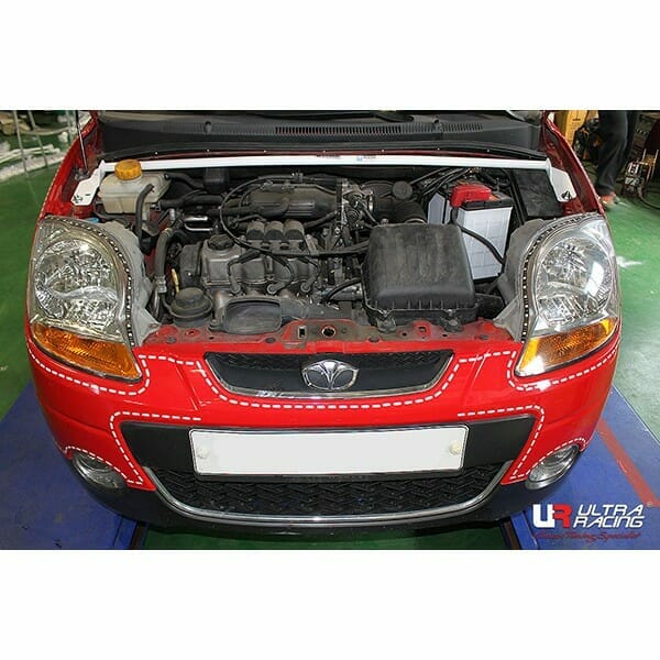 Ultra Racing Daewoo Matiz (M250) 1.0 2WD 05-09 UltraRacing 2-Point Front Upper Strutbar (2669) URKR-TW2-2669