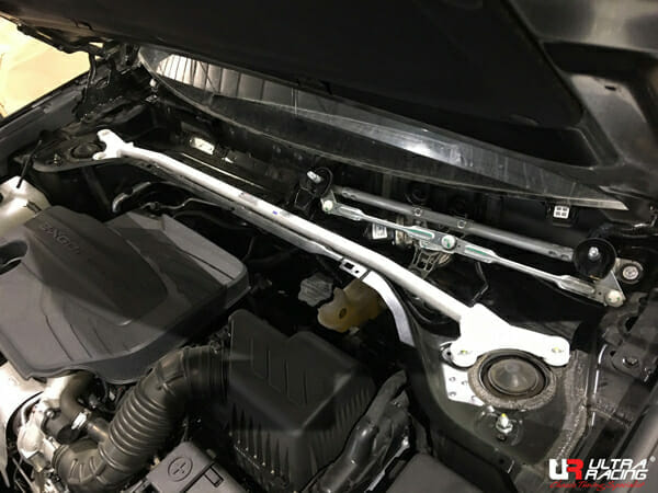 Ultra Racing Ssangyong Korando (C300) 1.5T 2WD/4WD 19+ UltraRacing 2-Point Front Upper Strutbar (4133) URKR-TW2-4133