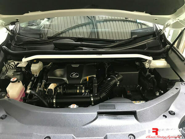 Ultra Racing Lexus RX 200T/RX 300 (AL20) 2.0T 2WD 15+ UltraRacing 2-Point Front Upper Strutbar (4112) URTH-TW2-4112