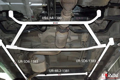 Ultra Racing Honda Odyssey 94-98 RA 2.2 UltraRacing 2-Point Mid Brace UR-ML2-1381