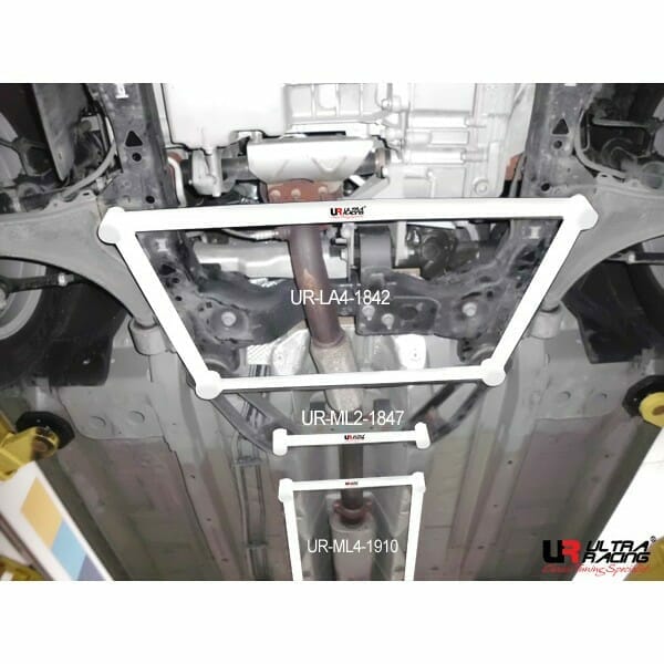 Ultra Racing Buick Lacrosse /Regal 08-17/ Chevrolet Alpheon /Impala 14-20 2WD UltraRacing 2P Mid Lower Brace (1847) UR-ML2-1847