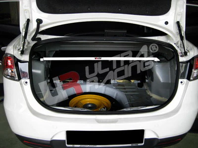 Ultra Racing Mazda 2 (Sedan) 07+ UltraRacing 2-Point Rear Upper Strutbar UR-RE2-1098