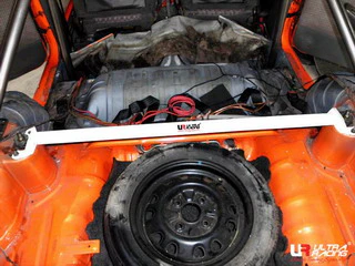 Ultra Racing Suzuki Swift 89-94 UltraRacing 2-Point Rear Upper Strutbar UR-RE2-1601