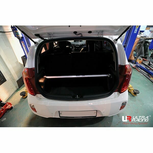 Ultra Racing Kia Morning (TA) 1.0 11-17/Kia Picanto 1.2/1.3 17+ 2WD UltraRacing 2-Point Rear Upper Strutbar (2236) URKR-RE2-2236