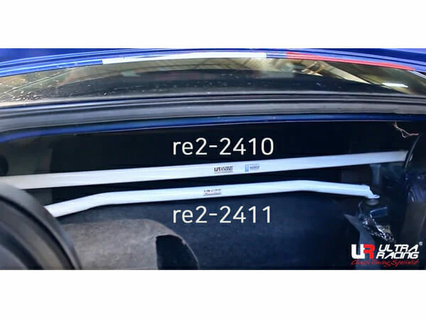 Ultra Racing Ford Mustang S-197 (GT500) 5.4 05–09/Mustang S-197II 3.7 10-14 2WD UltraRacing 2-Point Rear Upper Strutbar (2410) URUS-RE2-2410