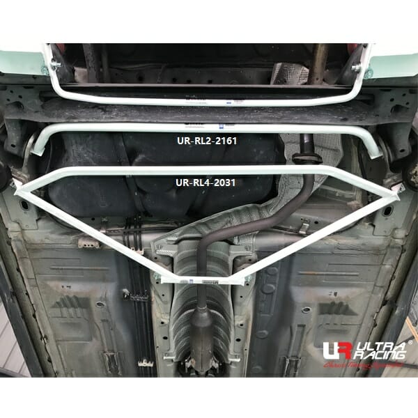 Ultra Racing Nissan March (K13) 1.2/1.5 2WD 10+ UltraRacing 2-Point Rear Lower Bar (2161) UR-RL2-2161