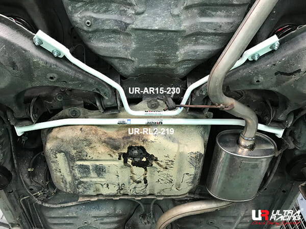 Ultra Racing Perodua Kancil (L200) 660/850 2WD 94-09 UltraRacing 2-Point Rear Lower Bar (219) UR-RL2-219