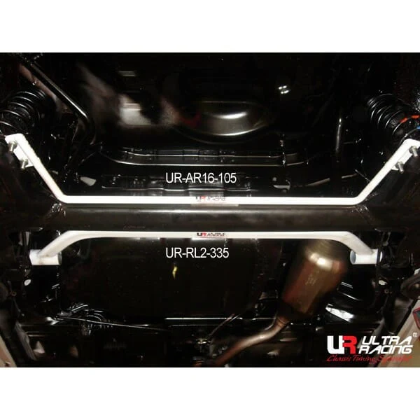 Ultra Racing Perodua Viva (L251) 1.0/660/850 2WD 07-14 UltraRacing 2-Point Rear Lower Bar (335) UR-RL2-335