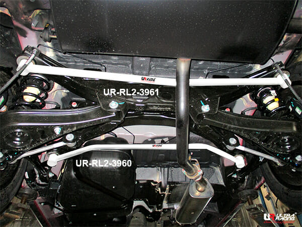 Ultra Racing Proton X70 1.8T 2WD CBU 19-20 UltraRacing 2-Point Rear Lower Bar (3960) UR-RL2-3960