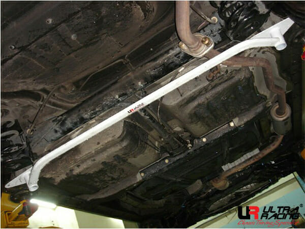 Ultra Racing Honda City (GD8) 1.5 2WD 02-08 UltraRacing 2-Point Rear Lower Bar (436) UR-RL2-436