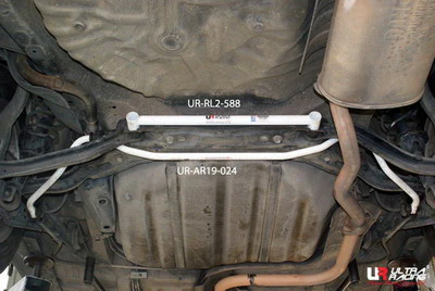Ultra Racing Honda Accord 94-97 2D UltraRacing 2-Point Rear Lower Tiebar UR-RL2-588