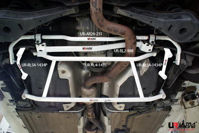 Ultra Racing Audi TT Mk2 Rear Lower Brace URRL2-988