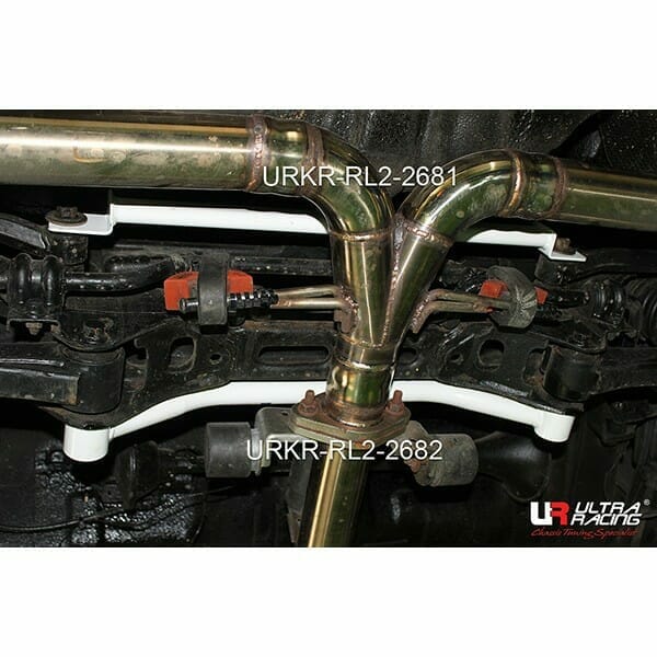 Ultra Racing Kia Lotze (MG) 2.0 2WD 05-10 UltraRacing 2-Point Rear Lower Bar (2682) URKR-RL2-2682