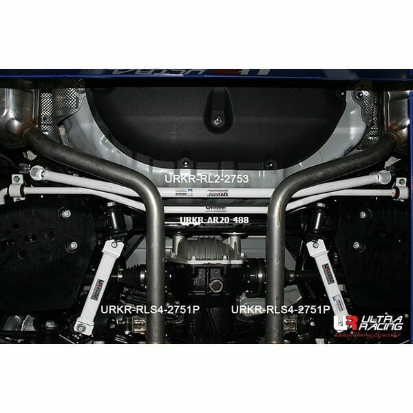 Ultra Racing Hyundai Genesis (DH) 3.8 V6 15-16 (4WD) Rear Lower Bar URKR-RL2-2753