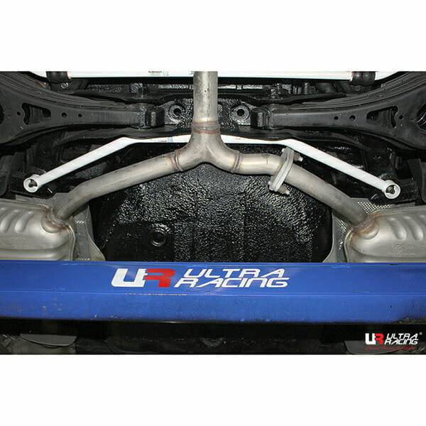Ultra Racing Hyundai Grandeur (IG) 2.4/2.5/3.0 GDI 18+/Kia K7 2.2D/2.4/2.5/3.0 16-21 2WD 18+ UltraRacing 2-Point Rear Lower Bar (3649) URKR-RL2-3649