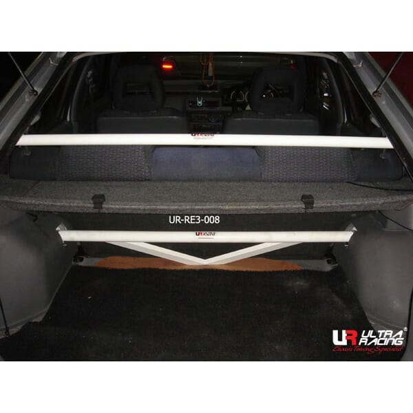 Ultra Racing Proton Iswara (C20/MK2) 1.3/1.5 HB 92-03/Proton Saga 1.3 03-08 UltraRacing 2-Point C-Pillar Bar (130) UR-RU2-130