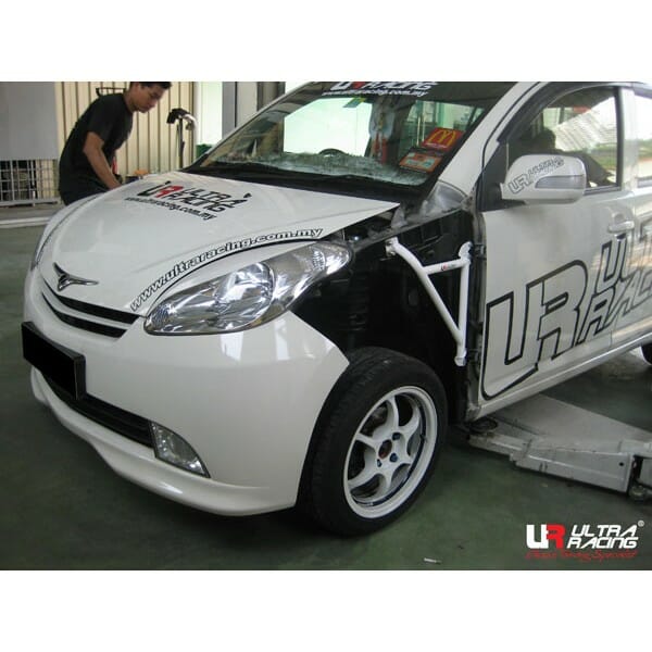 Ultra Racing Perodua Myvi (M300) 1.0/1.3 2WD 05-11 UltraRacing 3-Point Fender Brackets (140P) UR-FD3-140P