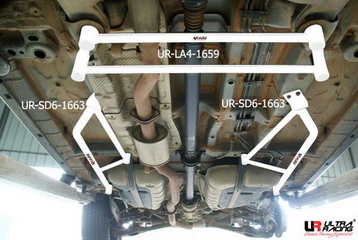 Ultra Racing Ssangyong Actyon 06-11 2.0D Ultra-R 4-Point Front H-Brace UR-LA4-1659