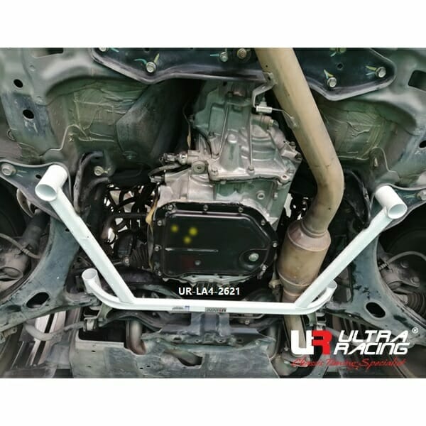 Ultra Racing Subaru Exiga 2.0T 08-18/XV 2.0 13-17 4WD UltraRacing 4-Point Front Lower Brace (2621) UR-LA4-2621