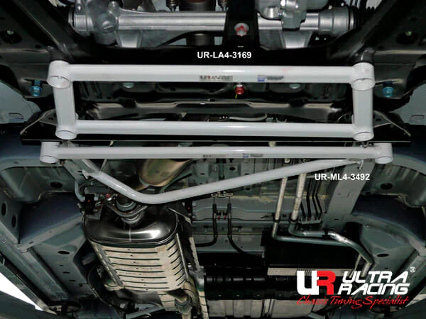 Ultra Racing Nissan Serena (C26/C27) 2.0 2WD 10+ UltraRacing 4-Point Front Lower Brace (3169) UR-LA4-3169