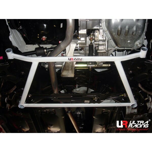 Ultra Racing Perodua Viva (L251) 1.0 2WD 07-14 UltraRacing 4-Point Front Lower Brace (334) UR-LA4-334