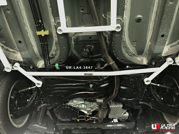 Ultra Racing Perodua Myvi (M800) 1.3/1.5 2WD 17+ UltraRacing 4-Point Front Lower Brace (3847) UR-LA4-3847
