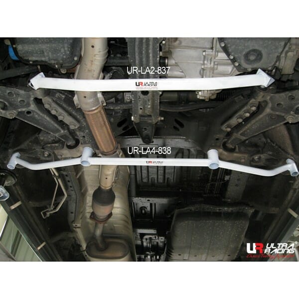 Ultra Racing Nissan Serena (C24) 2.0 2WD 99-12 UltraRacing 4-Point Front Lower Brace (838) UR-LA4-838