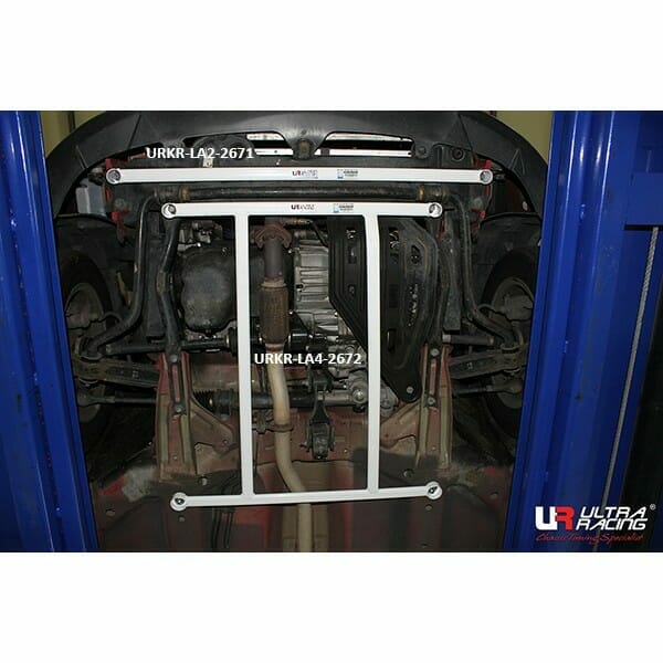 Ultra Racing Daewoo Matiz (M250) 1.0 2WD 05-09 UltraRacing 4-Point Front Lower Brace (2672) URKR-LA4-2672