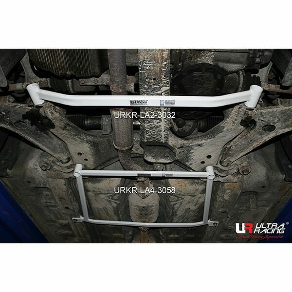 Ultra Racing Daewoo Magnus (V200) 2.0 2WD 00-06 UltraRacing 4-Point Front Lower Brace (3058) URKR-LA4-3058