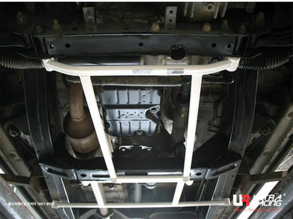 Ultra Racing Ssangyong Rexton Sports (Q200) 2.2D 2WD/4WD 18+ UltraRacing 4-Point Front Lower Brace (4130) URKR-LA4-4130