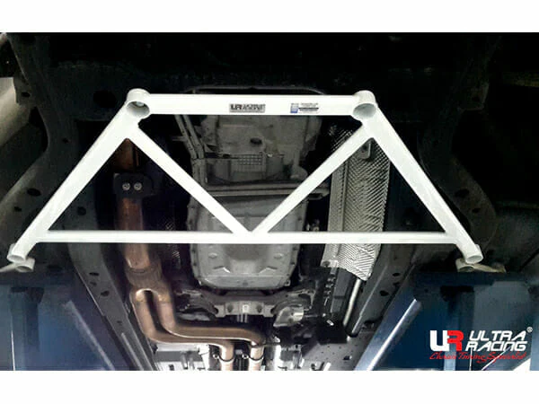Ultra Racing Ford Mustang 2.3 Ecoboost 2WD Cabriolet/Convertible/Coupe 15+ UltraRacing 4-Point Front Lower Brace (3436) URTW-LA4-3436